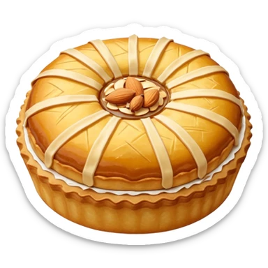 frangipane galette des rois fève sticker