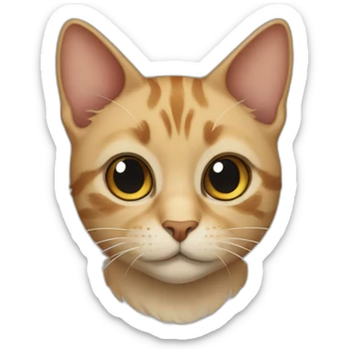 A cat on harry potter sticker