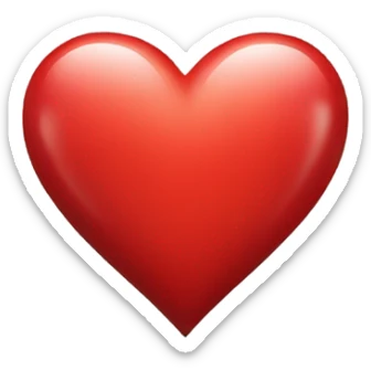 Heart sticker