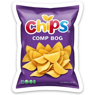 chips bag sticker