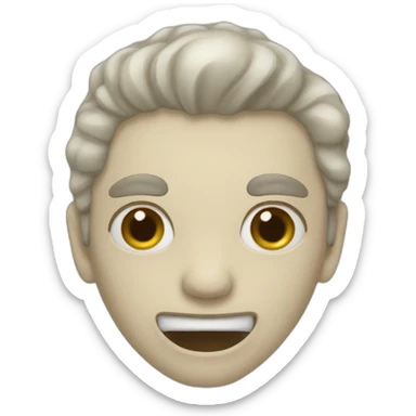 mewing esqueleto sticker