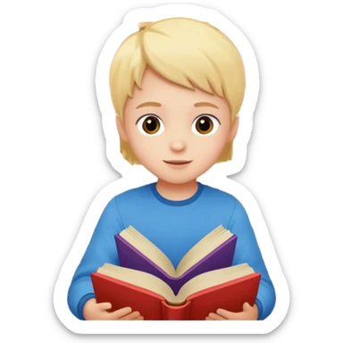 enfant range livre sticker