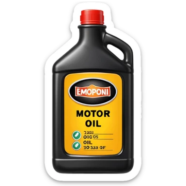 motor yağ pemco sticker