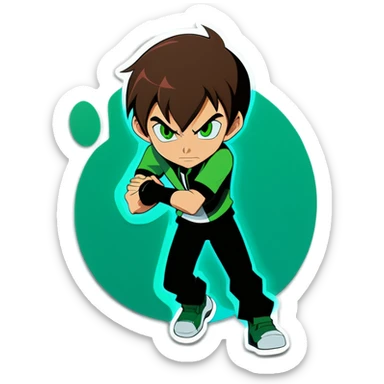 Anime style Ben 10 sticker