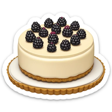 black berry cheese cake  sticker