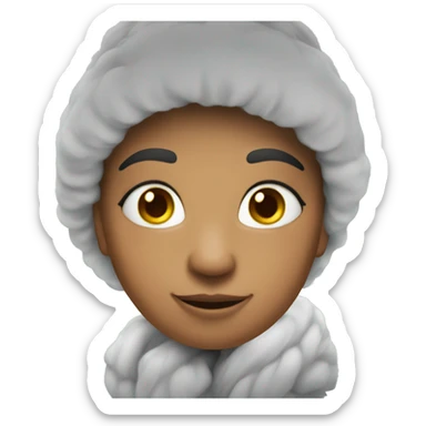 aurora in north pole sticker