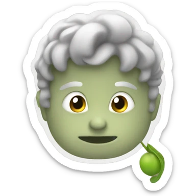 a cute icon for biology sticker