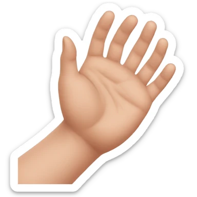 baby hand and mum hans sticker