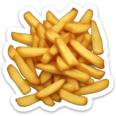 papas frita sticker