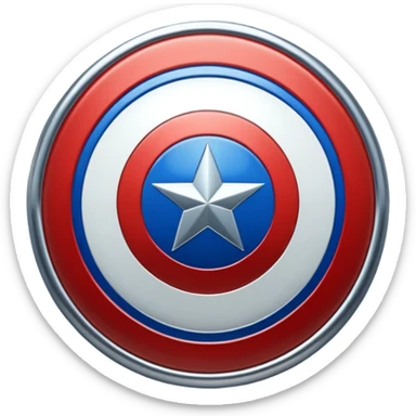 hazme un emojis del escudo del capitán América sticker