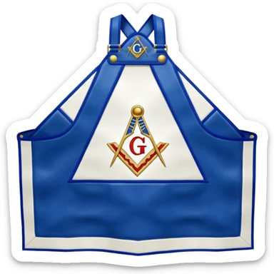 Masonic apron sticker