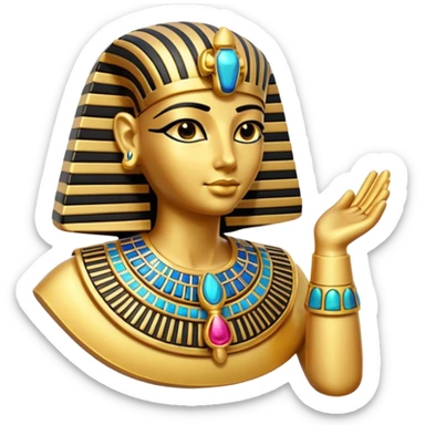 Egyptian Items with Gold Details sticker