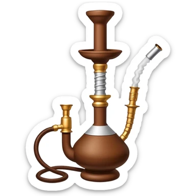 hookah tobacco brown sticker