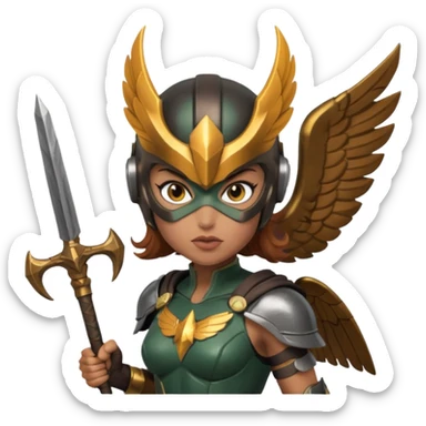 Hawkgirl from Justice League sticker
