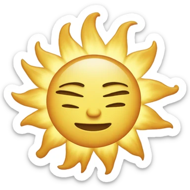 the sun sticker
