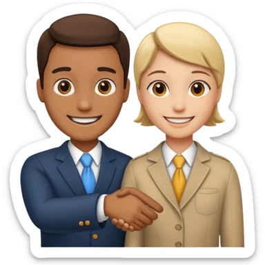 YVL handshake sticker