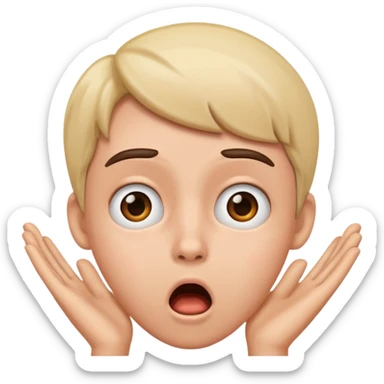 shocked oopsie sticker