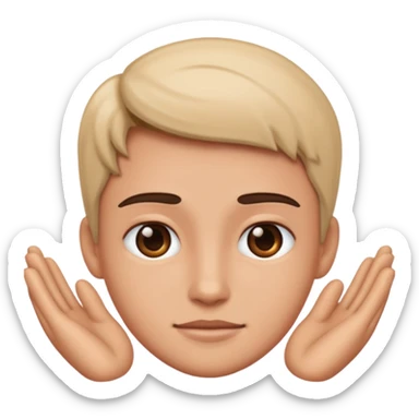 Sólo que muestre la cara sticker