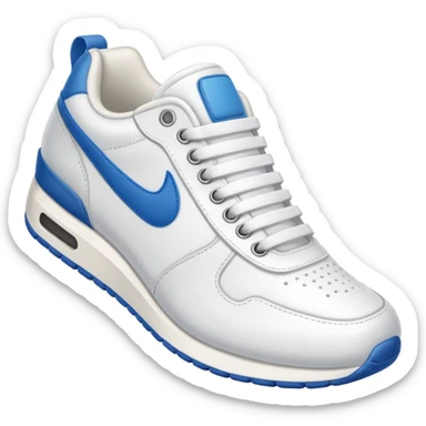 an ios genmoji for a pair of white sneakers  sticker