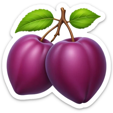 plum sticker