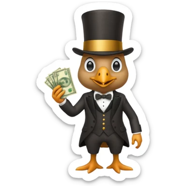 The Millionaire Dodo sticker