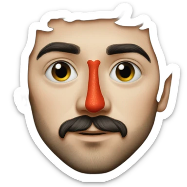 The beatles Kiss facepaint sticker