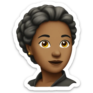 Revolutionary woman sticker