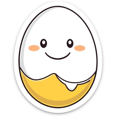 Happy egg sticker