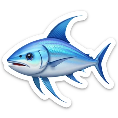 marlin fish sticker