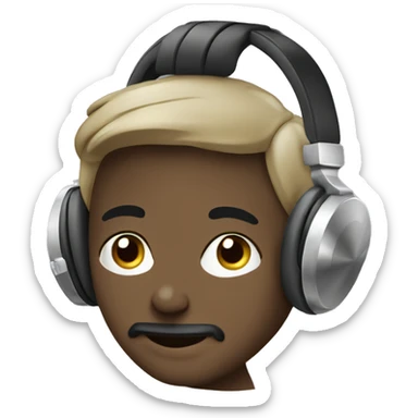 ￼ headphones sticker