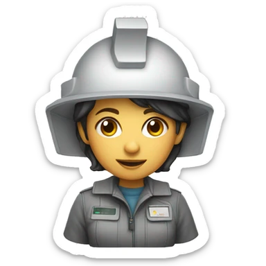 radar developer femal sticker