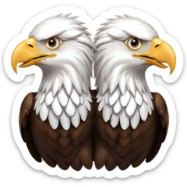 eagle with two heads sticker