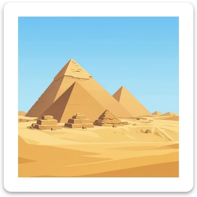 Pyramid of giza sticker