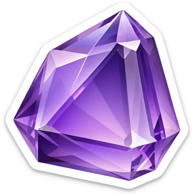 Small Amethyst Nebula Galaxy Crystal sticker