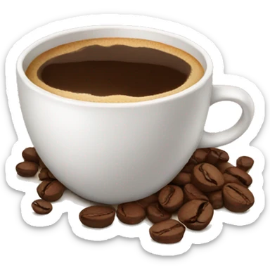 Coffee sticker