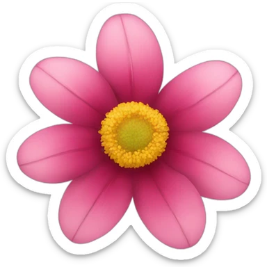 Flower sticker