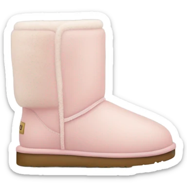 Light pink uggs sticker