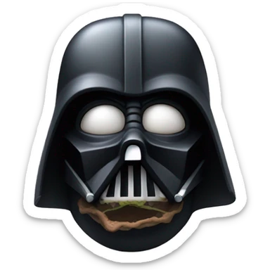 Darth Vader’s seriously dusty disturbing disgusting ghostly haunted horror house  sticker