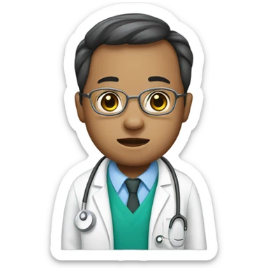 Doctor with Down syndrome  sticker