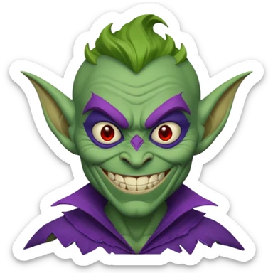 evil Green Goblin sticker