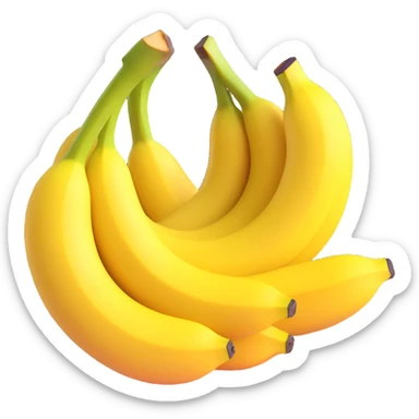 banana bunch sticker