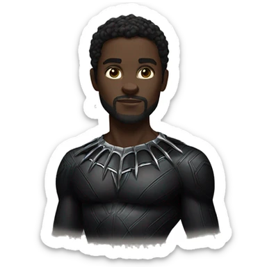 black panther  sticker