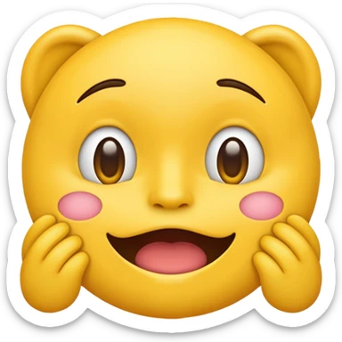 emoji bouche fermée sticker