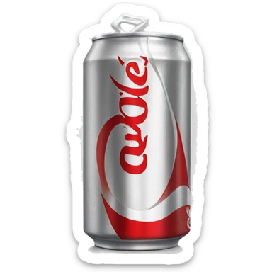 Diet Coke can sticker