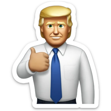 Donald trump on Joe Biden sticker