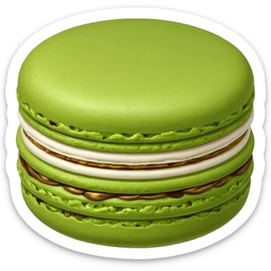 a Green Macaroon sticker