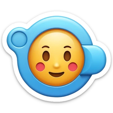 brainstorming  : 3d Icon with color of D0B8FF
 sticker