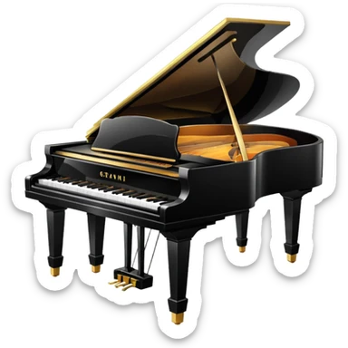 Piano sticker
