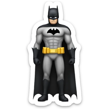 create a batman standing stoping you with his hand sticker
