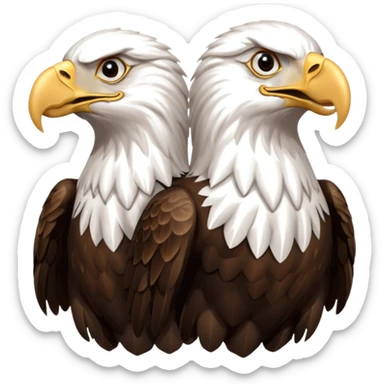 eagle with two heads sticker